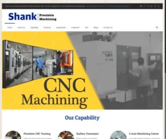 Shankmachining.com(China CNC Machining Parts Supplier & Manufacturer offer Precision CNC Machining Parts) Screenshot