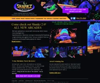 ShankZgolf.com(Shankz Black Light Miniature Golf) Screenshot