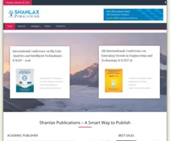 Shanlaxpublications.com(Shanlax Publications) Screenshot