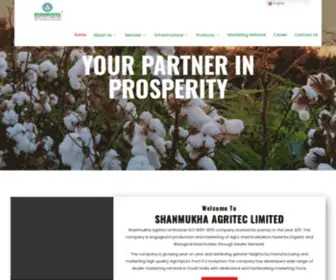 Shanmukhaagritech.com(ShanmukhaAgritec) Screenshot