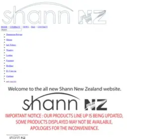 Shann.co.nz(The Shann Group) Screenshot