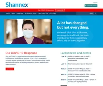 Shannex.com(Leading the Way to Better Living) Screenshot