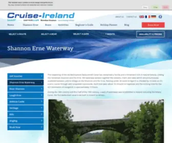 Shannon-Erne.com(Shannon Erne Waterway Holidays) Screenshot