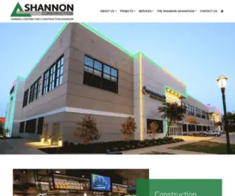 Shannon1.com(Shannon Construction) Screenshot