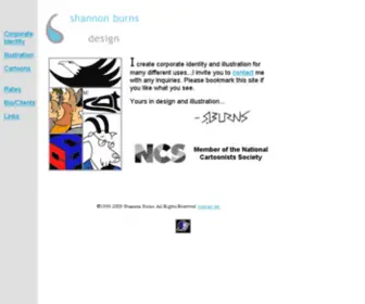 Shannonburns.com(Shannon Burns Design) Screenshot