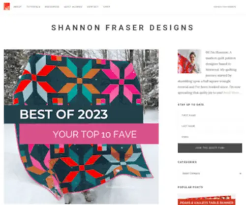 Shannonfraserdesigns.ca(Shannonfraserdesigns) Screenshot