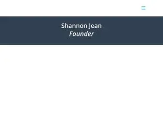 Shannonjean.com(Founder) Screenshot