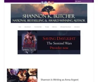 Shannonkbutcher.com(Award-Winning Author) Screenshot