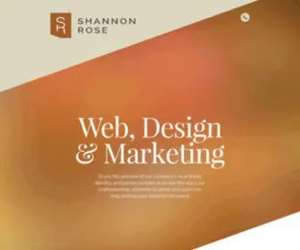 Shannonrose.com(Web, Design & Marketing) Screenshot