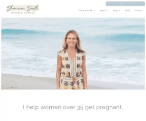 Shannonsouth.com(Holistic Fertility and Hormones) Screenshot