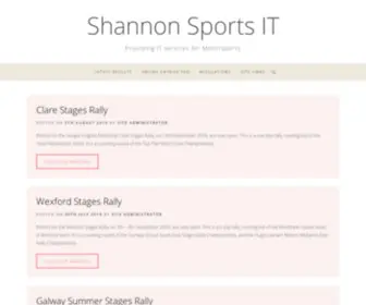 Shannonsportsit.ie(Shannonsportsit) Screenshot