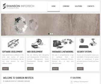 Shansoninfotech.com(Shanson Infotech) Screenshot