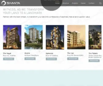 Shantaholdings.com(Shanta Holdings Ltd) Screenshot