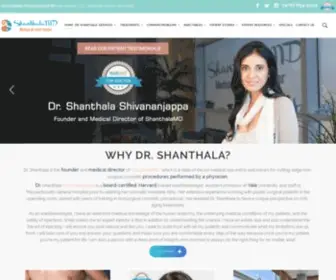 Shanthalamd.com(Botox Specialist Boston) Screenshot