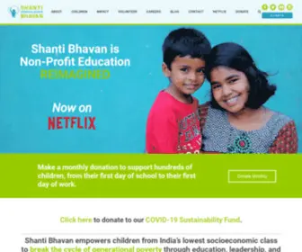 Shantibhavanonline.org(Shanti Bhavan) Screenshot