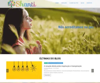Shantiesaude.com.br(Shanti) Screenshot