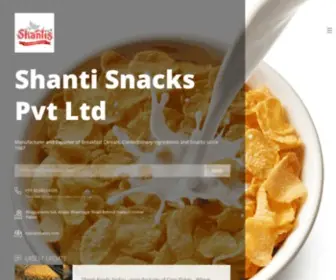 Shantifood.in(Shanti Snacks Pvt Ltd in Rajkot) Screenshot