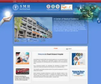 Shantimukand.com(Shanti Mukand Hospital) Screenshot