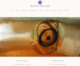 Shantisoundscr.com(Shanti Sounds Costa Rica) Screenshot