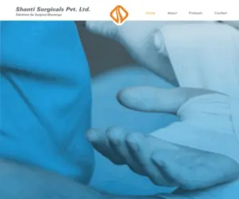 Shantisurgical.com(Shanti Surgicals Pvt) Screenshot