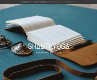 Shantiyogastl.com(We aim to bring you a grassroots community) Screenshot