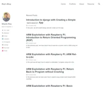 Shantoroy.com(Roy’s) Screenshot