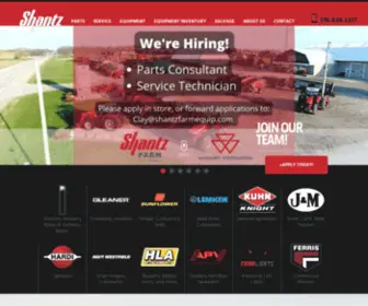 ShantzFarmequip.com(Shantz Farm Equipment) Screenshot