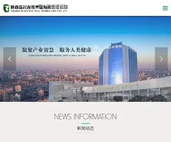 Shanyaogroup.com(陕西医药控股集团有限责任公司) Screenshot