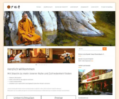 Shaolin-Tempel.eu(Shaolin Tempel Deutschland) Screenshot