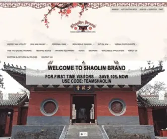Shaolinbrand.com(SHAOLIN BRAND) Screenshot