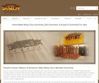 Shaolinhouse.com(Wing chun wooden dummy) Screenshot