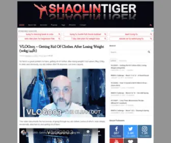 Shaolintiger.com(Kung-Fu Geekery) Screenshot