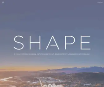 Shape.ca(A Fully Integrated Real Estate Platform) Screenshot