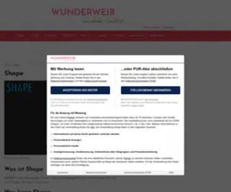 Shape.de(Wunderweib) Screenshot