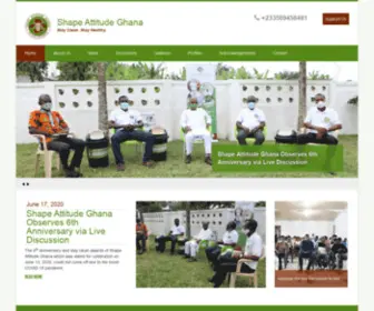 Shapeattitude.org(Shape Attitude Ghana) Screenshot