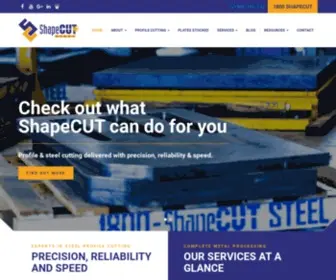 Shapecut.com.au(Profile Cutting & Steel Cutting Brisbane) Screenshot