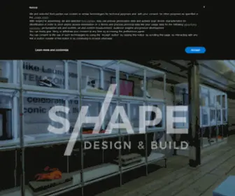 Shapedesignbuild.com(Shape Design & Build) Screenshot