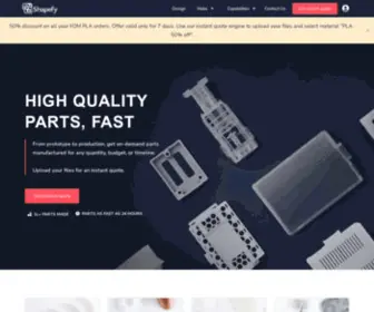 Shapefy.in(On-demand Manufacturing) Screenshot