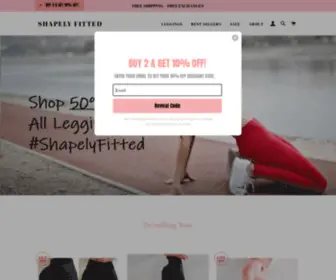 Shapelyfitted.com(Shapely Fitted) Screenshot