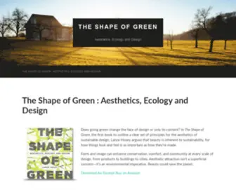 Shapeofgreendesign.com(The Shape of Green) Screenshot