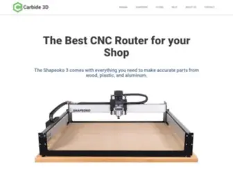 Shapeoko.com(Shapeoko CNC Router) Screenshot