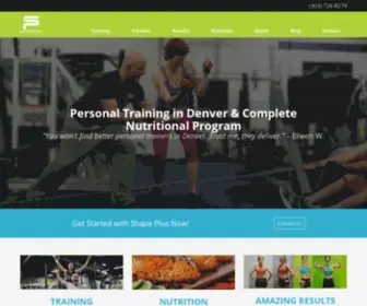 Shapeplus.com(Shape Plus personal training in Denver) Screenshot