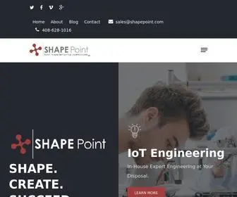 Shapepoint.com(IoT Engineering) Screenshot