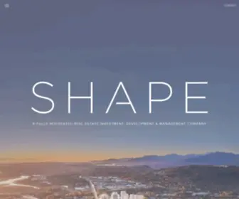 Shapeproperties.com(A Fully Integrated Real Estate Platform) Screenshot