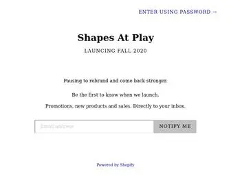 Shapesatplay.co(Shapes At Play) Screenshot