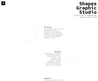 Shapes.fr(Web design) Screenshot