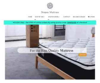 Shapesmattress.com(Custom mattress in vancouver area for cheap price and free delivery.Shapes mattress vancouver) Screenshot