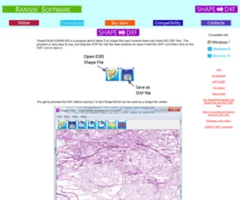 ShapetodXF.com(ShapeToDxf converter) Screenshot