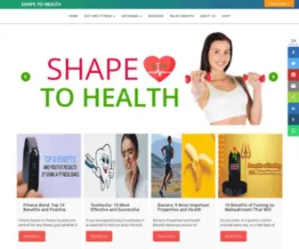 Shapetohealth.com(Health and Fitness) Screenshot