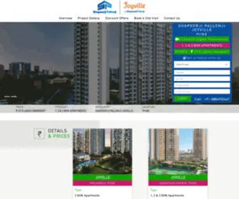 Shapoorjipallonji-Projects.com(Shapoorji Pallonji JoyVill) Screenshot